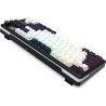 Clavier sans Fil / Bluetooth REDRAGON WILDSLASH LCD PRO K746 RGB - Blanc Noir