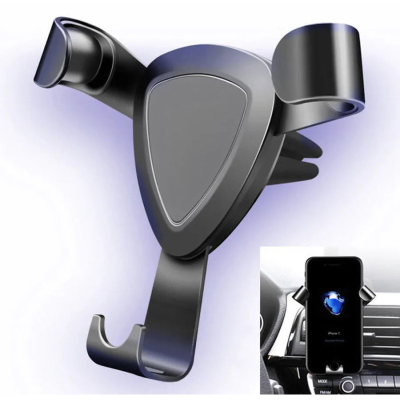 Support Smartphone pour Voiture Triangle - Noir