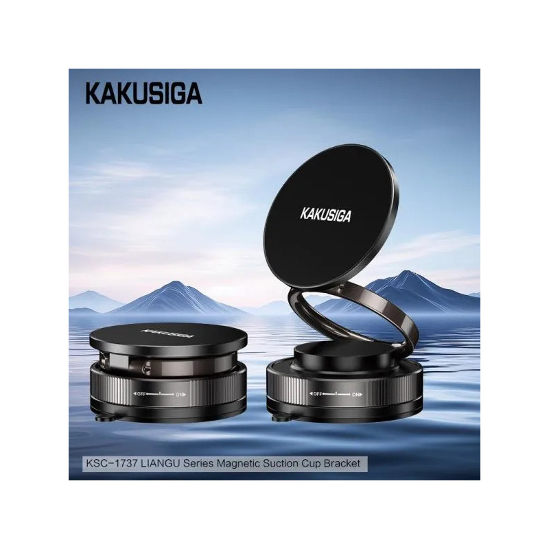 Support Voiture Magnétique KAKUSIGA KSC-1737 - Noir