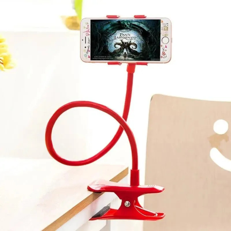 Support Universel Flexible Bracket 360° pour Smartphone - Rouge