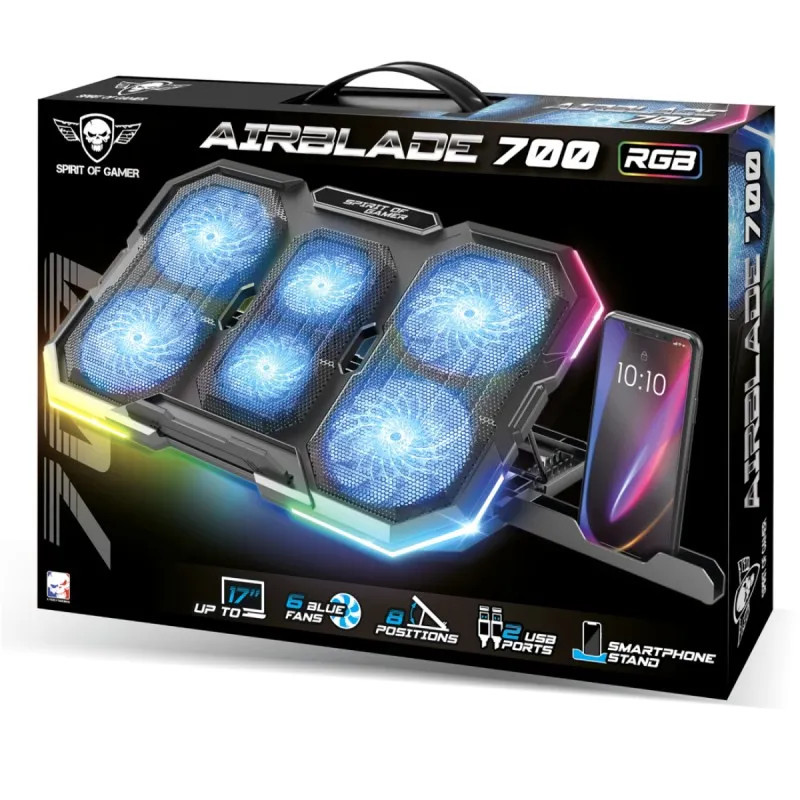 Refroidisseur SPIRIT OF GAMER Airblade 700 RGB - Noir