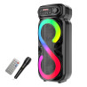 Haut Parleur Bluetooth SING-E ZQS-4272 RGB avec Microphone - Noir