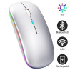 Souris Sans Fil Bluetooth Rechargeable Silencieuse - Silver
