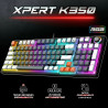 Clavier Mécanique SPIRIT OF GAMER XPERT K350 - Gris - Brown Switch