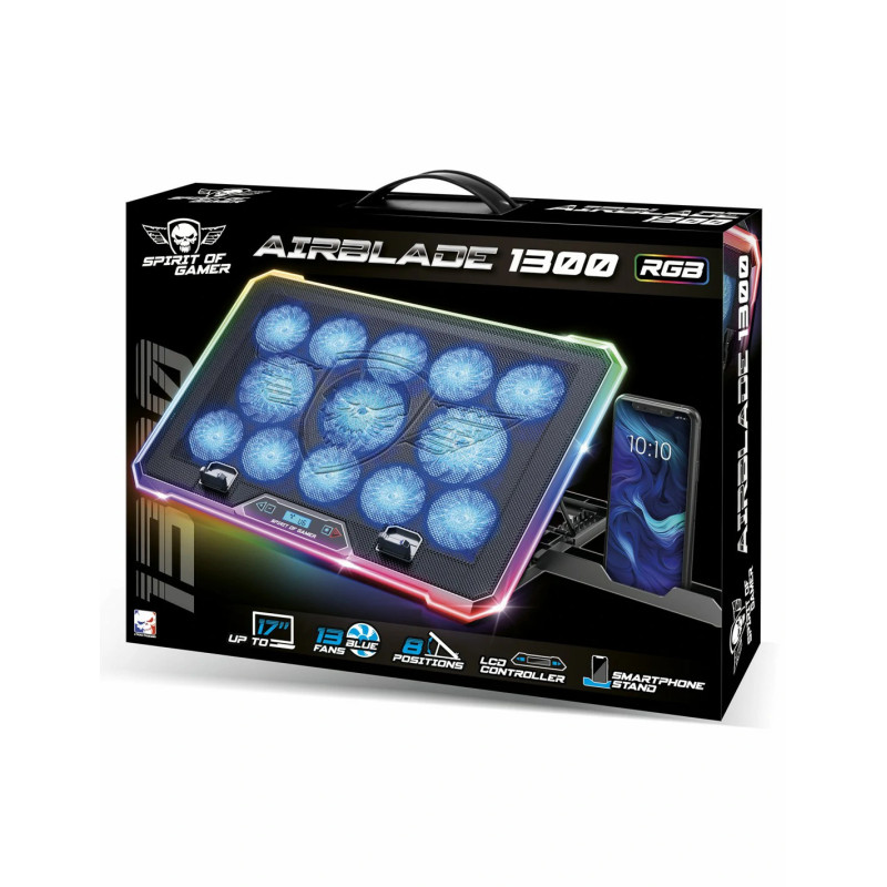 Refroidisseur SPIRIT OF GAMER Airblade 1300 RGB - Noir