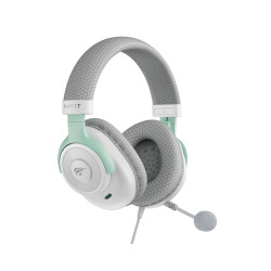 Casque Gaming USB 7.1 HAVIT H2230E - Blanc et Cyan