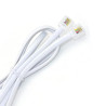 Cable RJ11 pour Téléphone Fixe - 10M - Blanc