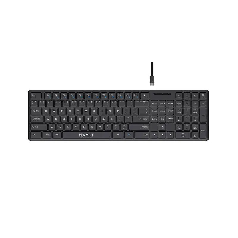 Clavier HAVIT KB271 ULTRA SLIM - Noir