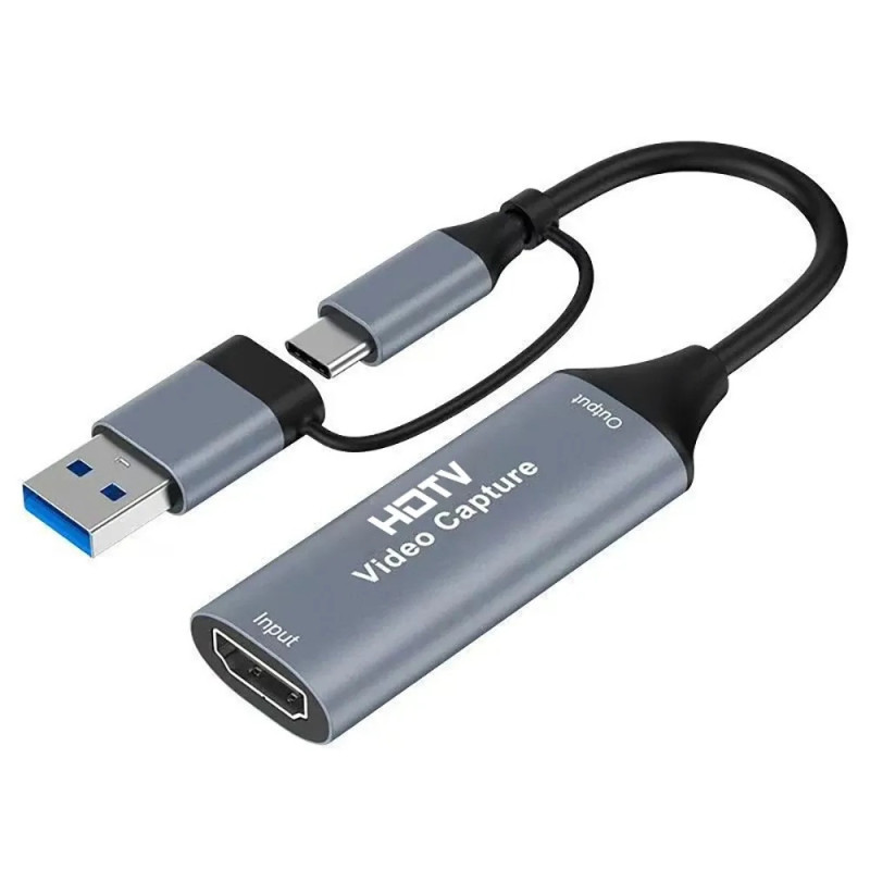 Carte de Capture Vidéo HDMI Vers USB-C et USB-A 3.0