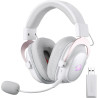 Casque Gaming REDRAGON ZEUS PRO H510 Wireless 7.1 Bluetooth - Blanc