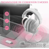 Casque Gaming REDRAGON ZEUS PRO H510 Wireless 7.1 Bluetooth - Blanc