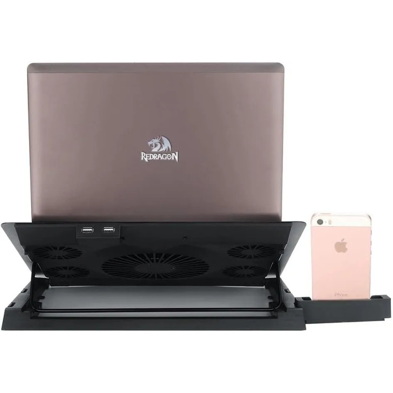 Refroidisseur Gaming REDRAGON IVY RGB 15.6" GCP500 - Noir