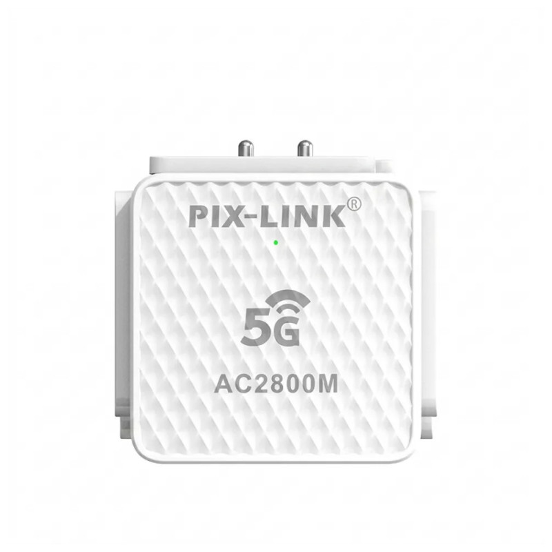 Répéteur Wifi 6 Antennes Wi-Fi 5 GHz PIX-LINK AC54Q AC2800M - Blanc