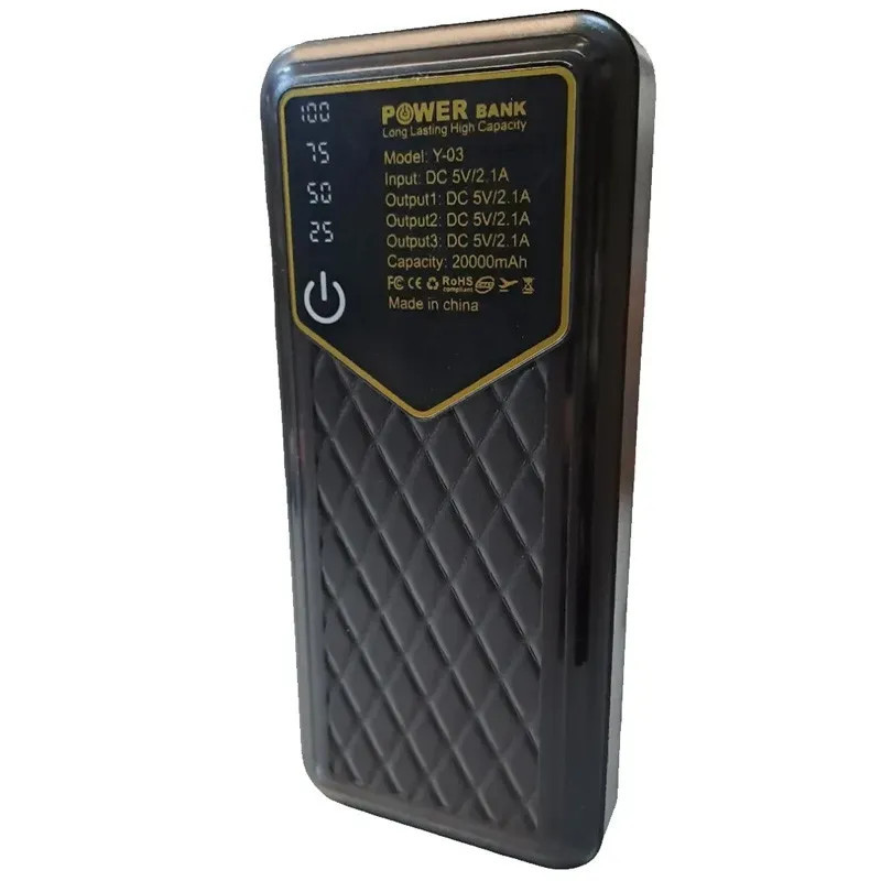 Power Bank Y03 20000 mAh - Noir