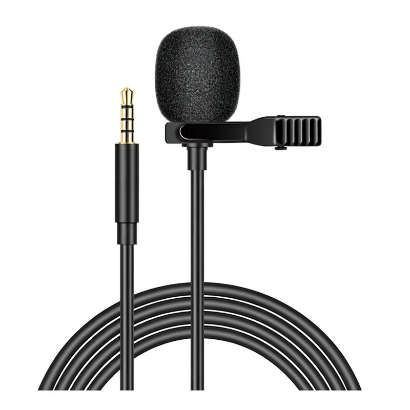 Microphone Lavalier 3.5 Aux GL-119 - Noir