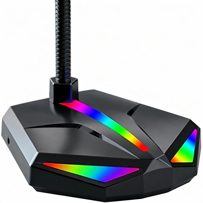 Microphone Gaming USB H1 - RGB - Noir