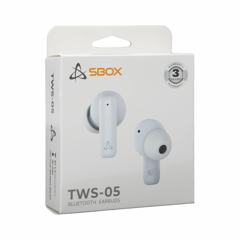 Ecouteur Bluetooth SBOX EB-TWS-05 - Blanc