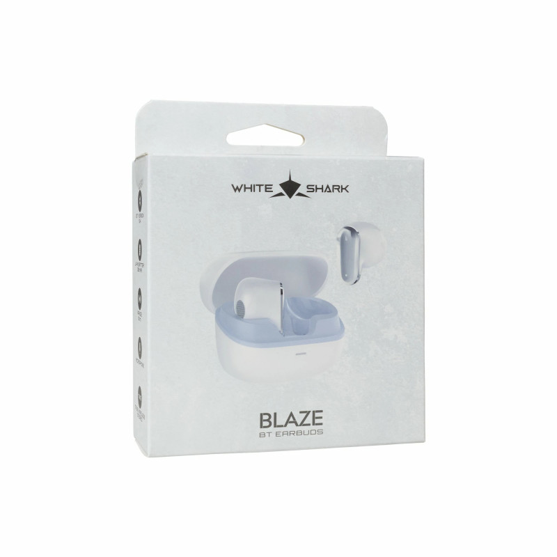 Ecouteur Bluetooth WHITE SHARK BLAZE GEB-TWS201 - Blanc