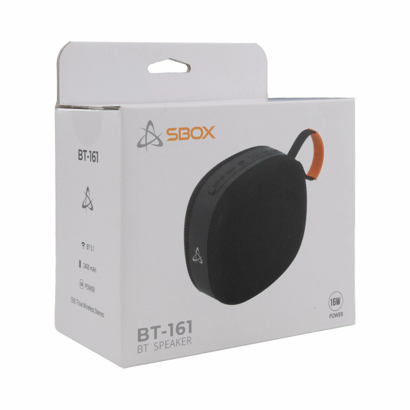 Haut Parleur Bluetooth SBOX BT-161 - Noir