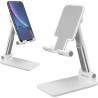 Support de Bureau pour SMARTPHONE Pliable - Blanc