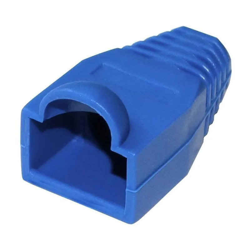 Manchon de Protection Souple pour Connecteur RJ45 - Bleu