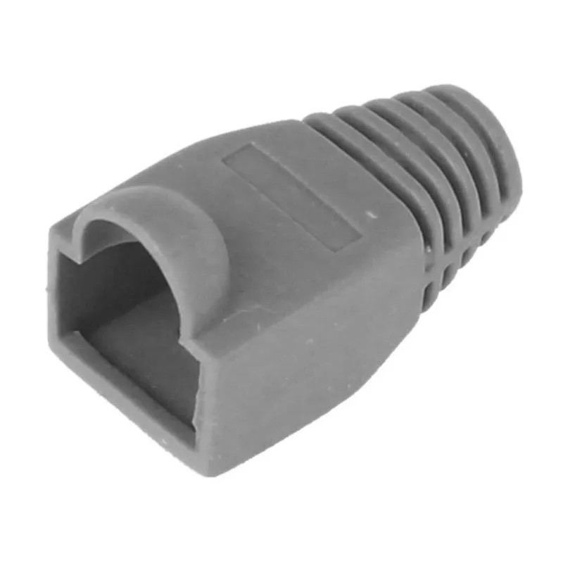 Manchon de Protection Souple pour Connecteur RJ45 - Gris