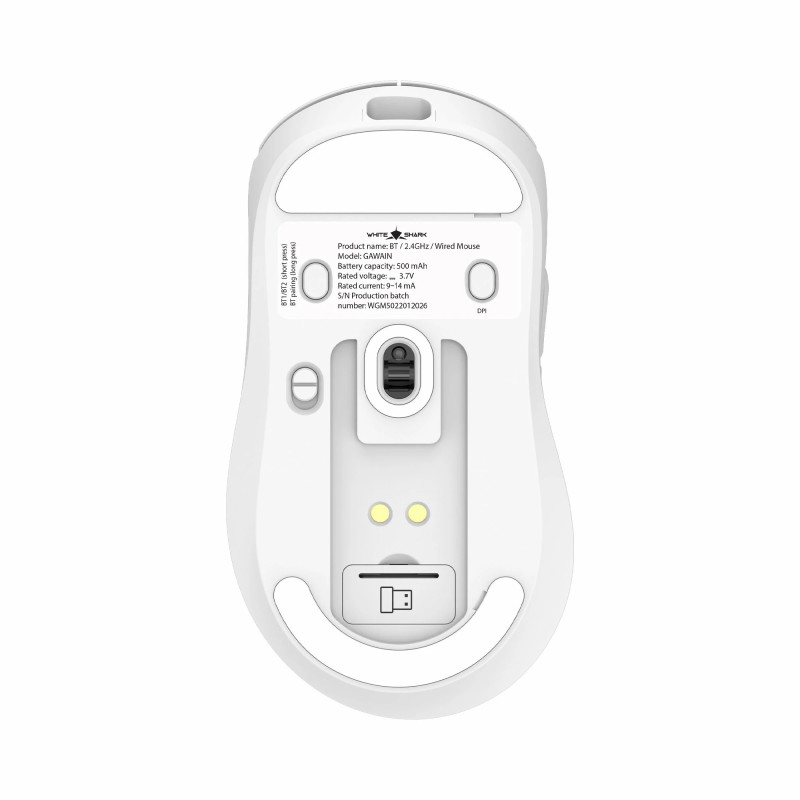 Souris sans Fil / Bluetooth WHITE SHARK GAWAIN WGM-5023 - Blanc