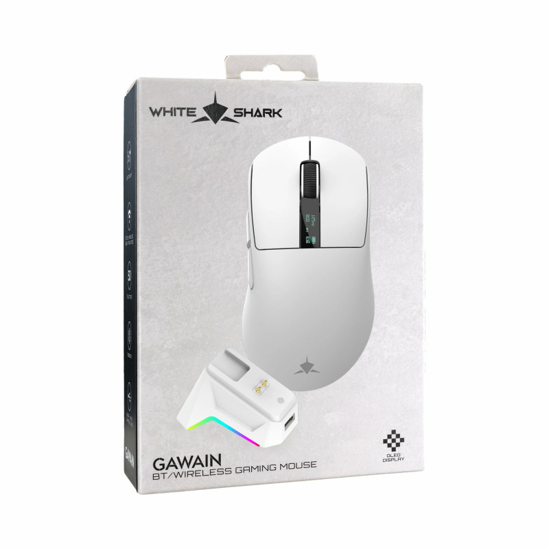 Souris sans Fil / Bluetooth WHITE SHARK GAWAIN WGM-5023 - Blanc