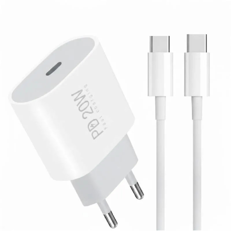 Chargeur Type C 3A USB-C 20W WUW T79 - Blanc