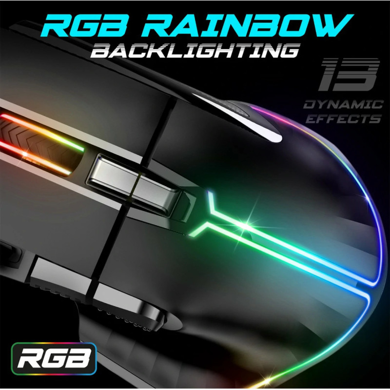 Souris Gaming SPIRIT OF GAMER PRO-M5 RGB - Noir