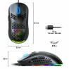 Souris Gaming SPIRIT OF GAMER PRO-M4 ULTRA LIGHT - Noir