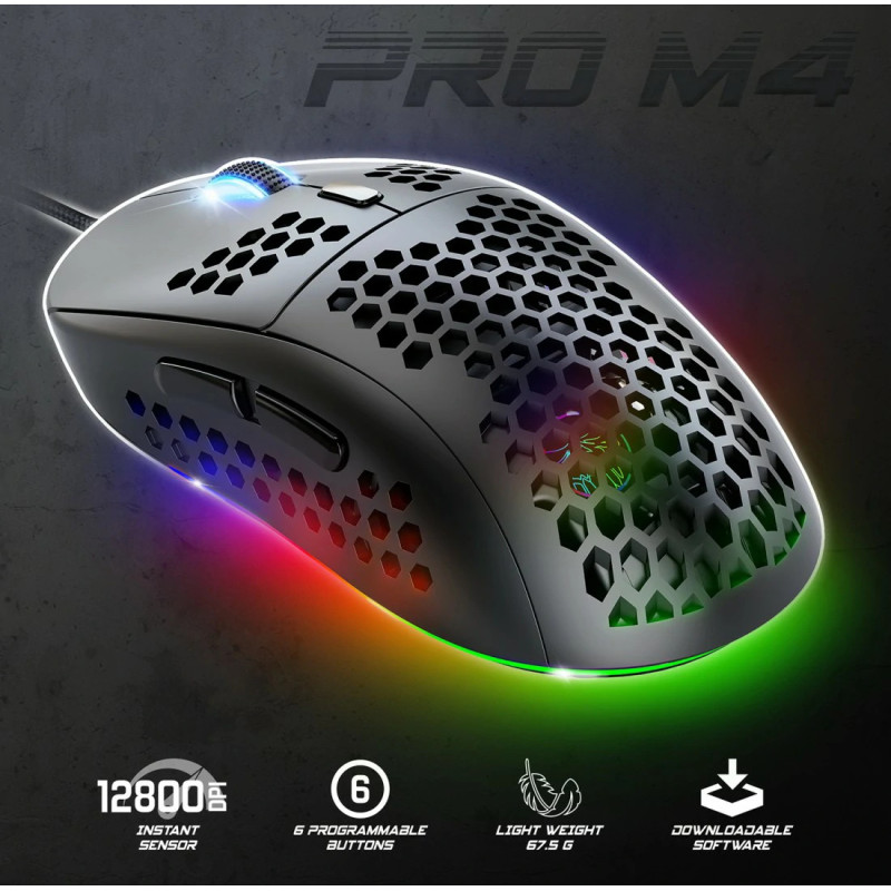 Souris Gaming SPIRIT OF GAMER PRO-M4 ULTRA LIGHT - Noir