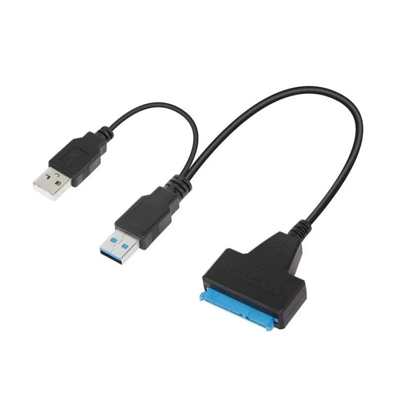 Adaptateur USB 3.0 vers SATA pour Disque 2.5" - Noir