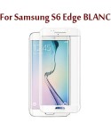 Samsung S6 Edge PLUS - Protection FULL SCREEN GLASS - Blanc