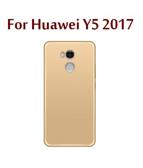 Huawei Y5 2017 - Etui en Silicone Gold