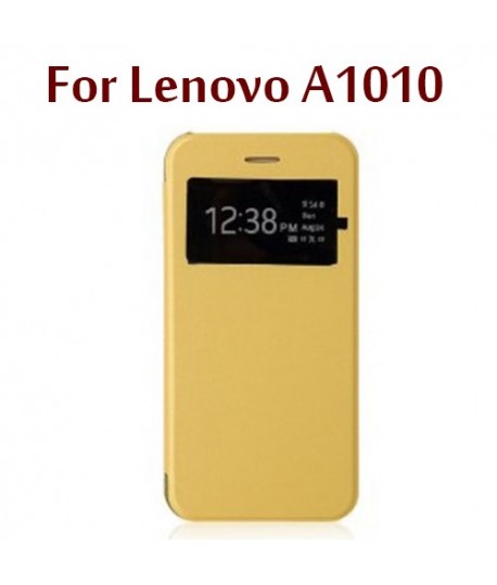 Flip Cover Gold S View Lenovo A1010