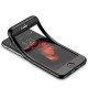 iPhone 7 Plus - Etui en Silicone 360° Avant Noir Arrière Transparent