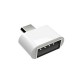 Mini Adaptateur OTG Micro USB - Blanc