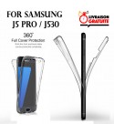 Samsung J5 PRO / J530 - Etui Transparent 360° Avant et Arrière