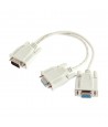Cable VGA Male Vers 2 VGA Femelle