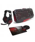 Pack Clavier + Souris + Tapis + Casque Gaming SOG MKH3