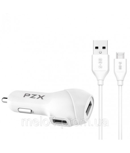 Chargeur Allume Cigare 2.1A + Cable PZX C910