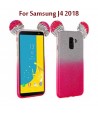 Samsung J4 2018 - Etui en Silicone avec Oreilles de Mickey