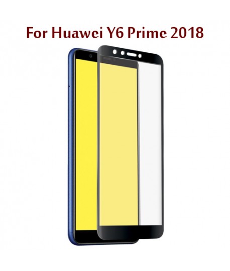Huawei Y6 Prime 2018 - Protection FULL SCREEN GLASS Noir