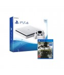 PlayStation 4 SONY 500Go Slim Blanc + Jeu CALL OF DUTY INFINITE WARFARE Gratuit