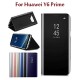 Huawei Y6 PRIME - Flip Cover Clear View