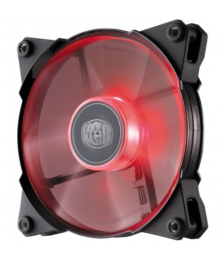 Ventilateur de boîtier COOLER MASTER JETFLO 120 LED R4 Rouge