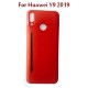 Huawei Y9 2019 - Etui en Silicone Effet Cuir