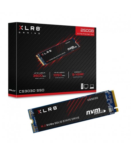 Disque Dur Interne SSD M.2 NVMe PNY CS3030 / 250 Go