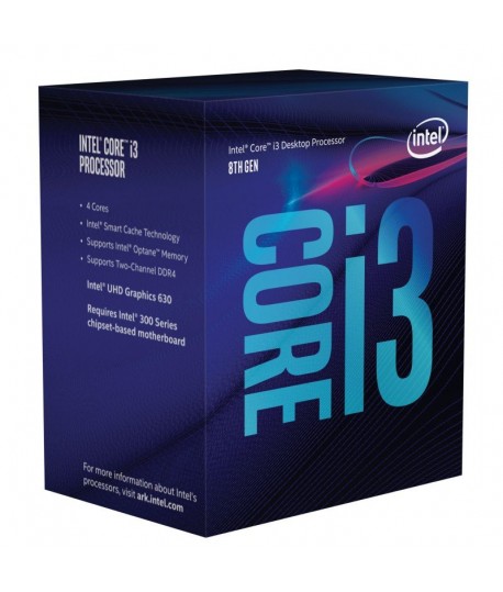 Processeur Intel i3-8100 8ème Gén 3.6GHZ
